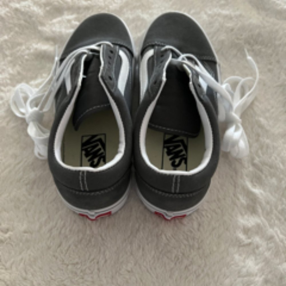 NWOT Womens Dark Grey Old Skool Vans NEVER WORN - Picture 6 of 6